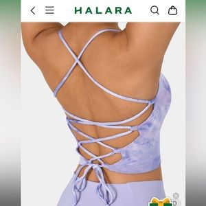 Nwt HALARA tie back top